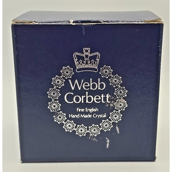 Webb Corbett Handmade Lead Crystal Snowflake Bell Ornament made in England U97 - Picture 8 of 9